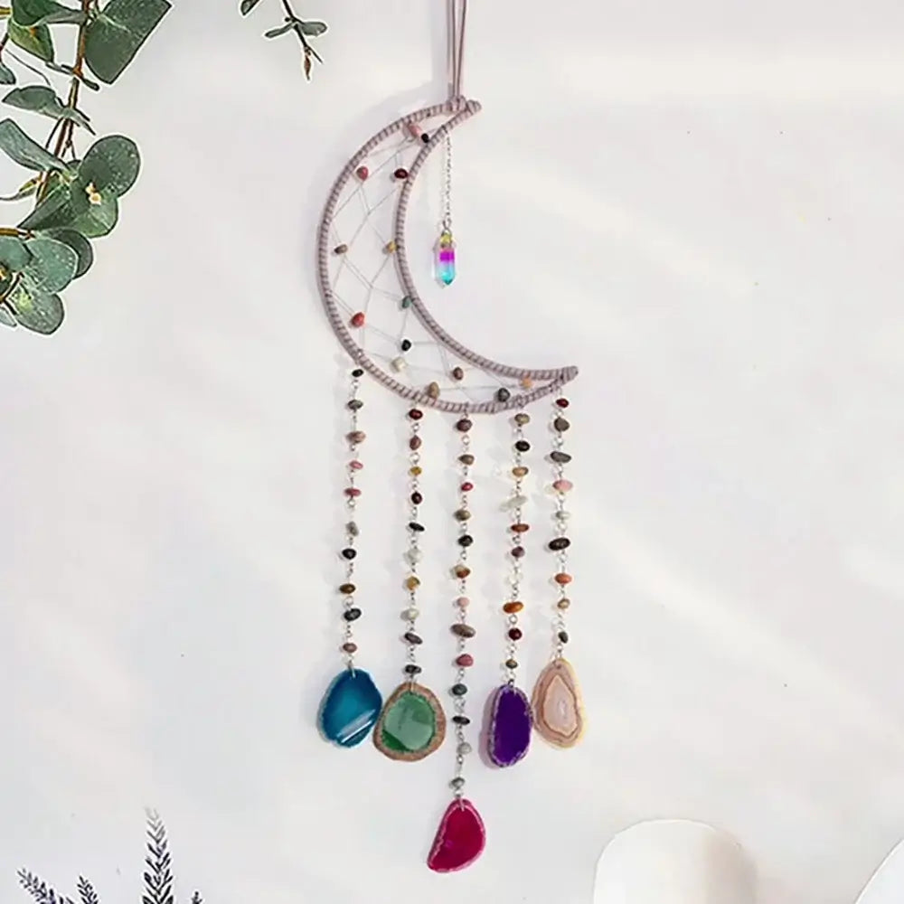 purple crystal dream catchers