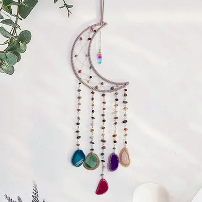 purple crystal dream catchers