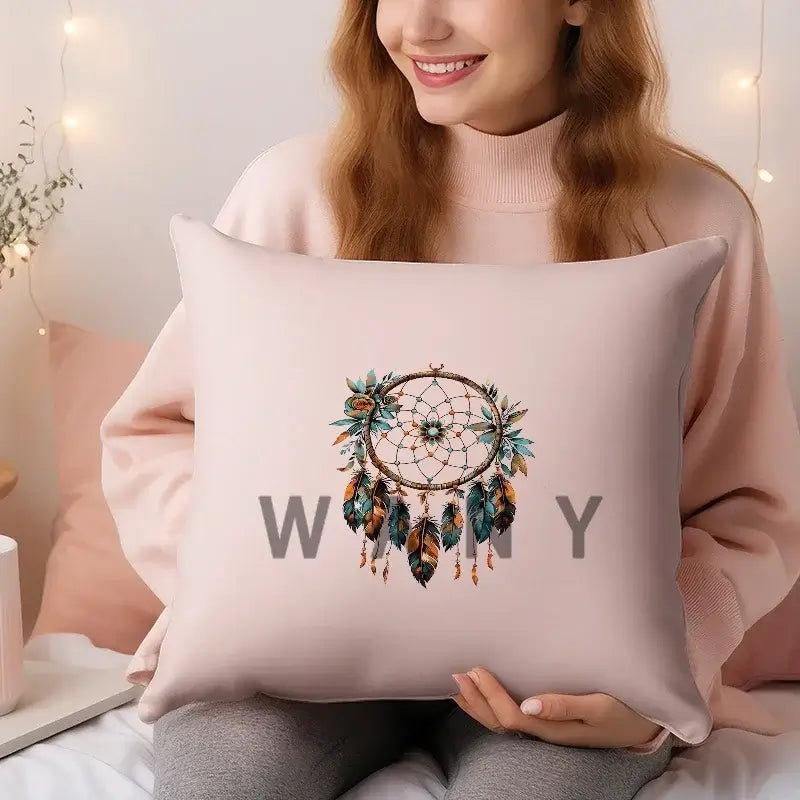 Dreamcatchers in the Bohemian series Iron On Patch dtf transfers ready to press Heat Transfer Printing On Clothes Iron Patch