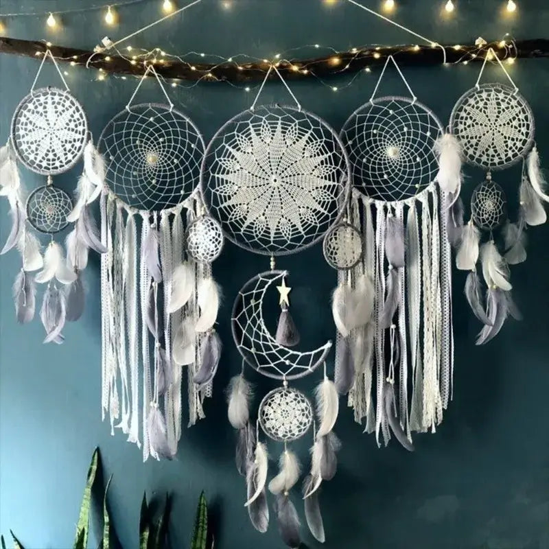 Macrame Dream Catcher Modern Dream Catchers Interior Aesthetic Dreamcatcher Decorative Luxury Dreamcatchers Hanging Decoration