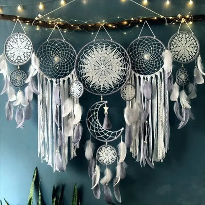 Macrame Dream Catcher Modern Dream Catchers Interior Aesthetic Dreamcatcher Decorative Luxury Dreamcatchers Hanging Decoration