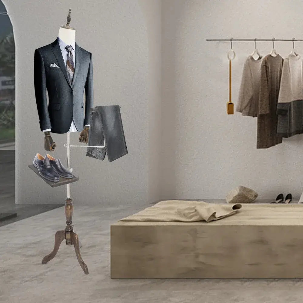 Male Mannequin Dress Half Body Adjustable Height About 150-180cm Male Mannequin