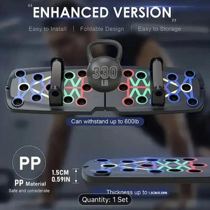 Solid Push Up Board Home Workout Equipment Multi-Functional Pushup Stands System Fitness Floor Chest Muscle Exercise Professiona