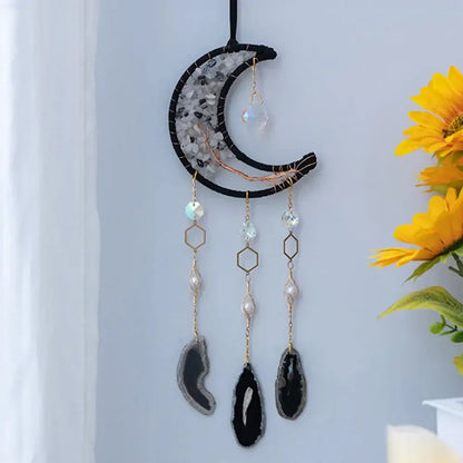 purple crystal dream catchers