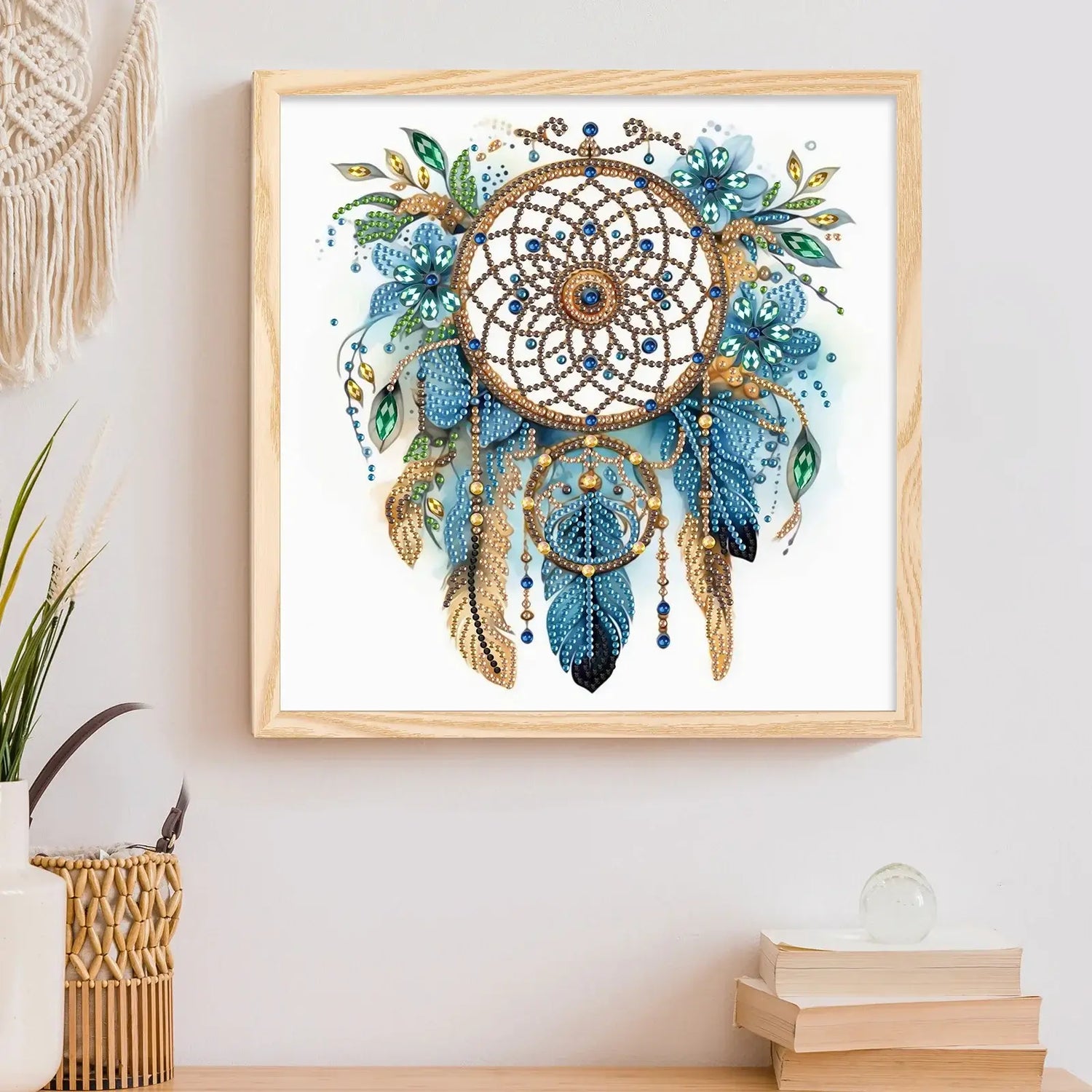 Diamond Painting Kit for Adult,Dreamcatcher Special Shape Diamond Art for Beginner,Diamond Art Painting for Home Decoration Gift