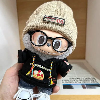 17cm Labubu Doll Hoodie Outfit - DIY Gift Idea