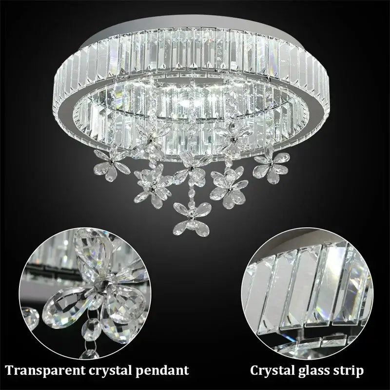 GreeLustr X50 Crystal Ceiling Light, 25 or 50 cm