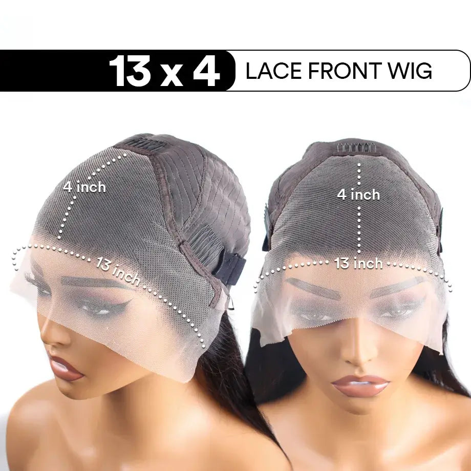 Neddie 250 Density 13x6 HD Transparent Body Wave Lace Frontal Human Hair Wigs For Women Brazilian 13x4 Lace Front Wig 30 40 Inch