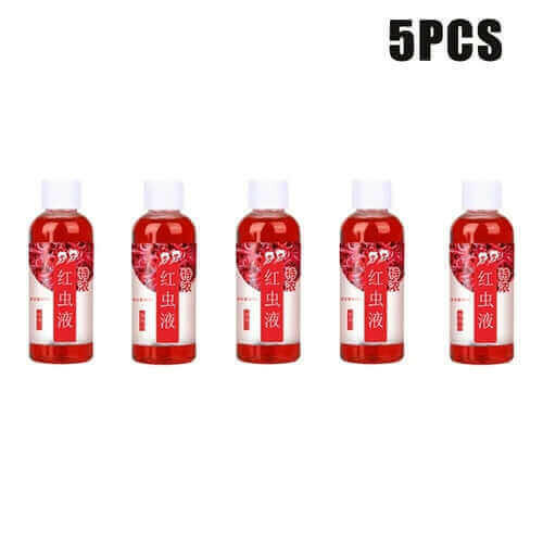 60ML Liquid Blood Worm Flavor Bait Additive Concentrated Red Worm