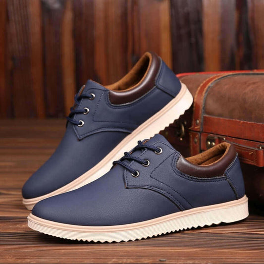 Mens Casual Flat Oxford Sneakers.