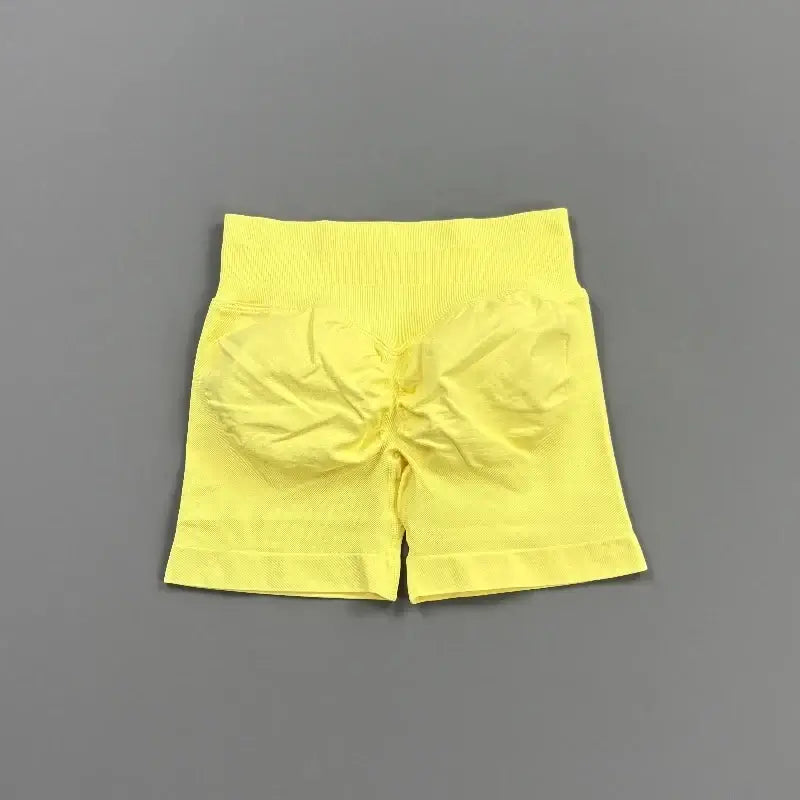 HISTELLO Women’s Seamless Scrunch Workout Shorts