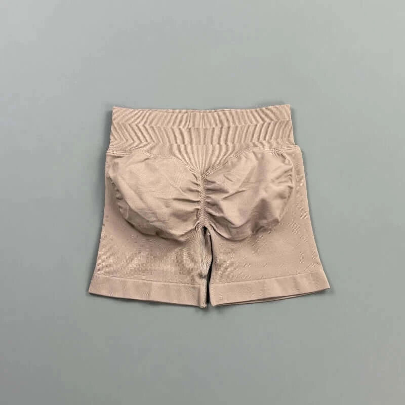 HISTELLO Women’s Seamless Scrunch Workout Shorts