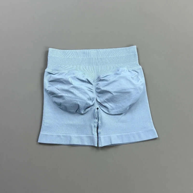 HISTELLO Women’s Seamless Scrunch Workout Shorts