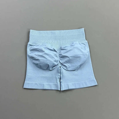 HISTELLO Women’s Seamless Scrunch Workout Shorts
