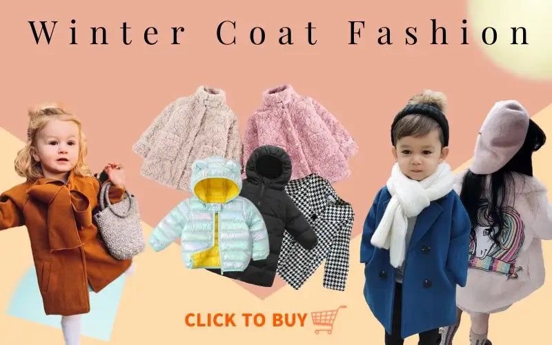 Kids’ Double-Breasted Lapel Coat