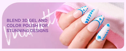 Makartt Clear 3D Sculpting Nail Gel, 8g
