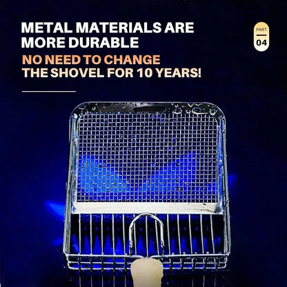 Cat Litter Shovel Cat Litter Spoon Stainless Steel Washable Kitten Litter Shovel Cat Toilet Cleaning Shovel Pet Cleaning Tool