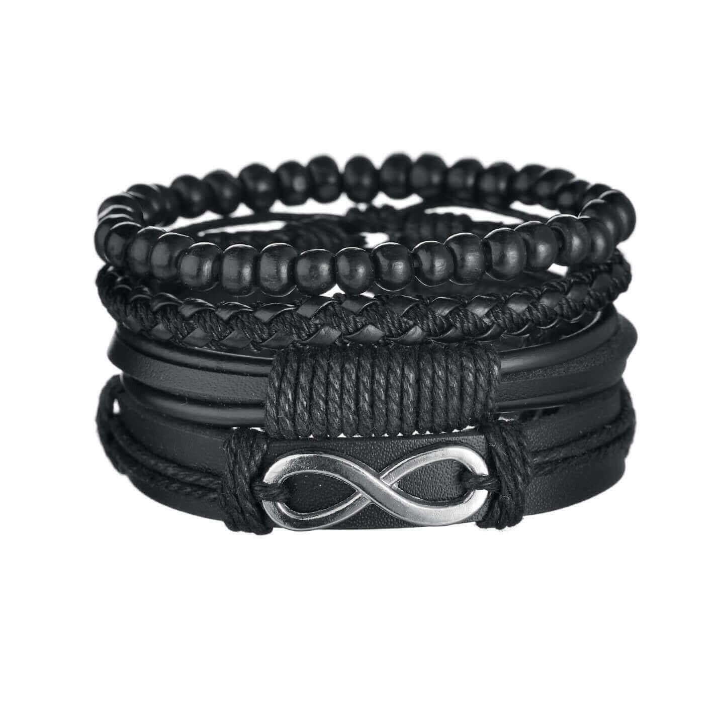 Mens Modern Multilayered Bracelet.