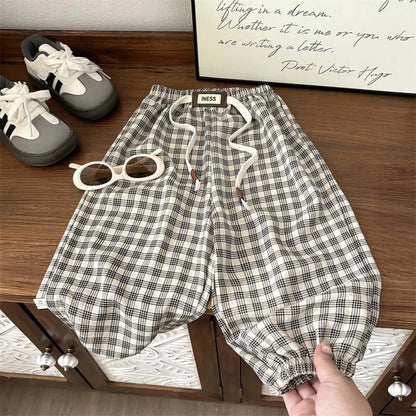 1-8yr Old Kids Clothes Floral Print Harem Pants Fashion Bear Casual Loose Children&