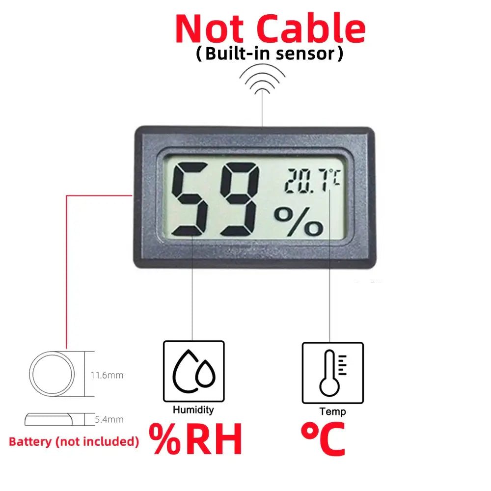 mini digital thermometer hygrometer