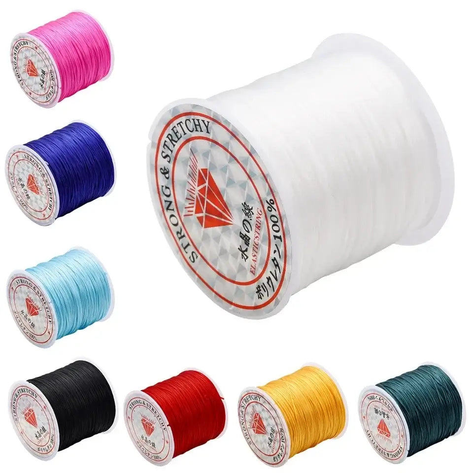 Strong Elastic Crystal Beading Cord  for Bracelets Stretch Thread String Necklace DIY Jewelry Making Cords Line Hair extension