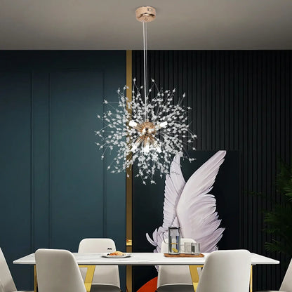 VETRULUS Dandelion-Style Chandelier, Selectable Designs
