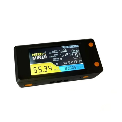 New Arrival NerdMiner V2 78kh/S Hashrate Bitcoin Nerd Miner BTC Lottery Miner Solo Btc Crypto Miner Mining Machine with Display