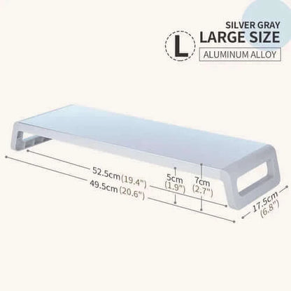 Metal Computer Monitor Stands for Desk | Stable Monitor Organizer Riser.