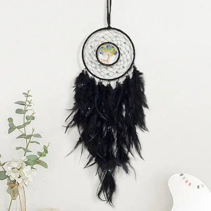 colorful crystal dream catchers