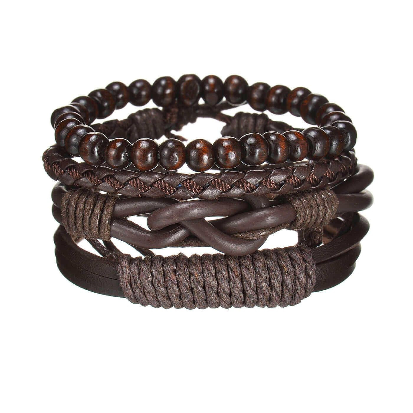 Mens Modern Multilayered Bracelet.