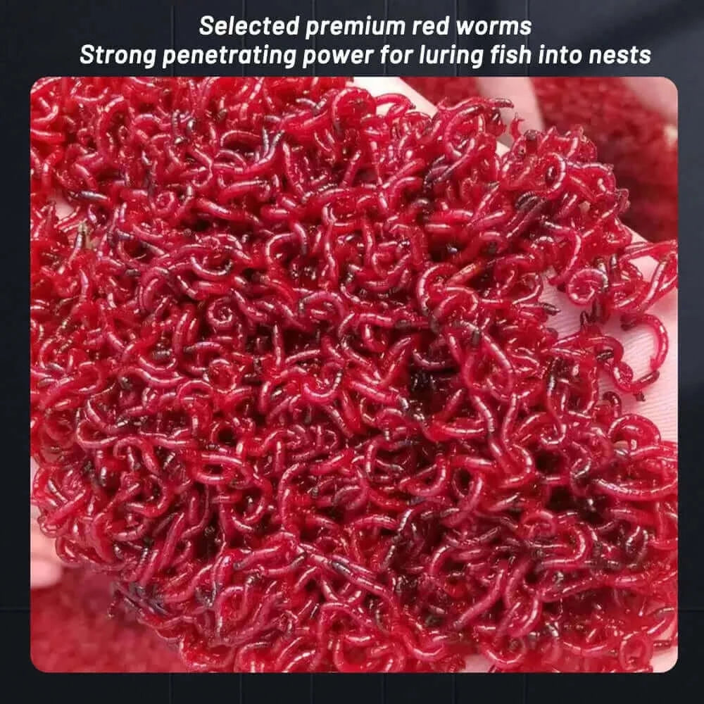 60ML Liquid Blood Worm Flavor Bait Additive Concentrated Red Worm