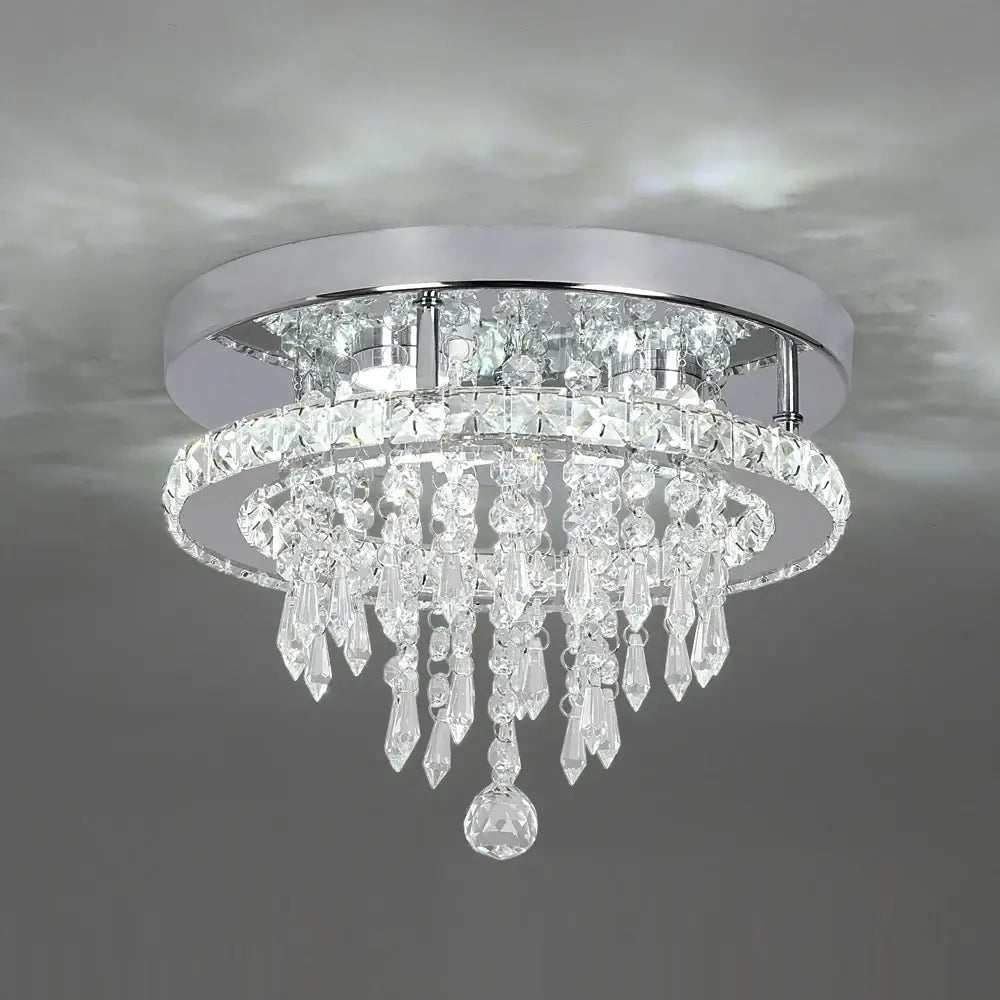 VETRULUS Raindrop Crystal LED Chandelier, Selectable Sizes