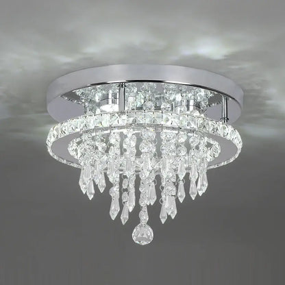 VETRULUS Raindrop Crystal LED Chandelier, Selectable Sizes