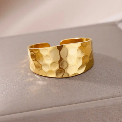 Stainless Steel Rings for Women Gold Color Never Fade Luxury Classic rings wedding couple rings Jewelry Free Shipping