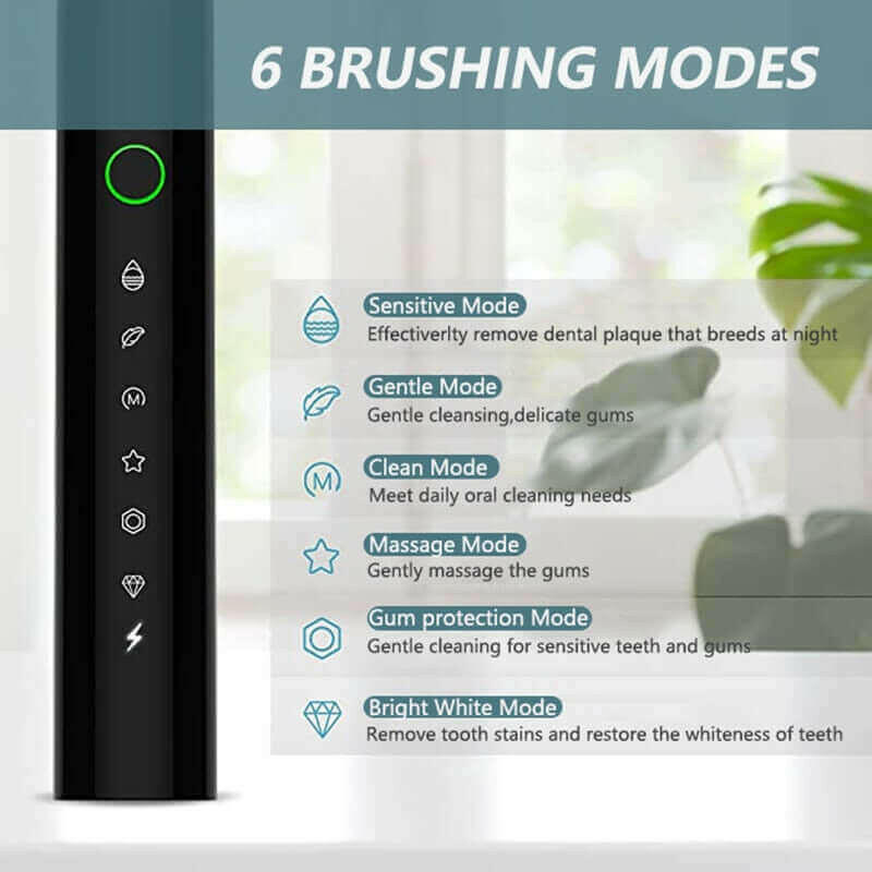 Smart Electric Sonic Toothbrush Rechargeable Electronic Teeth Brush