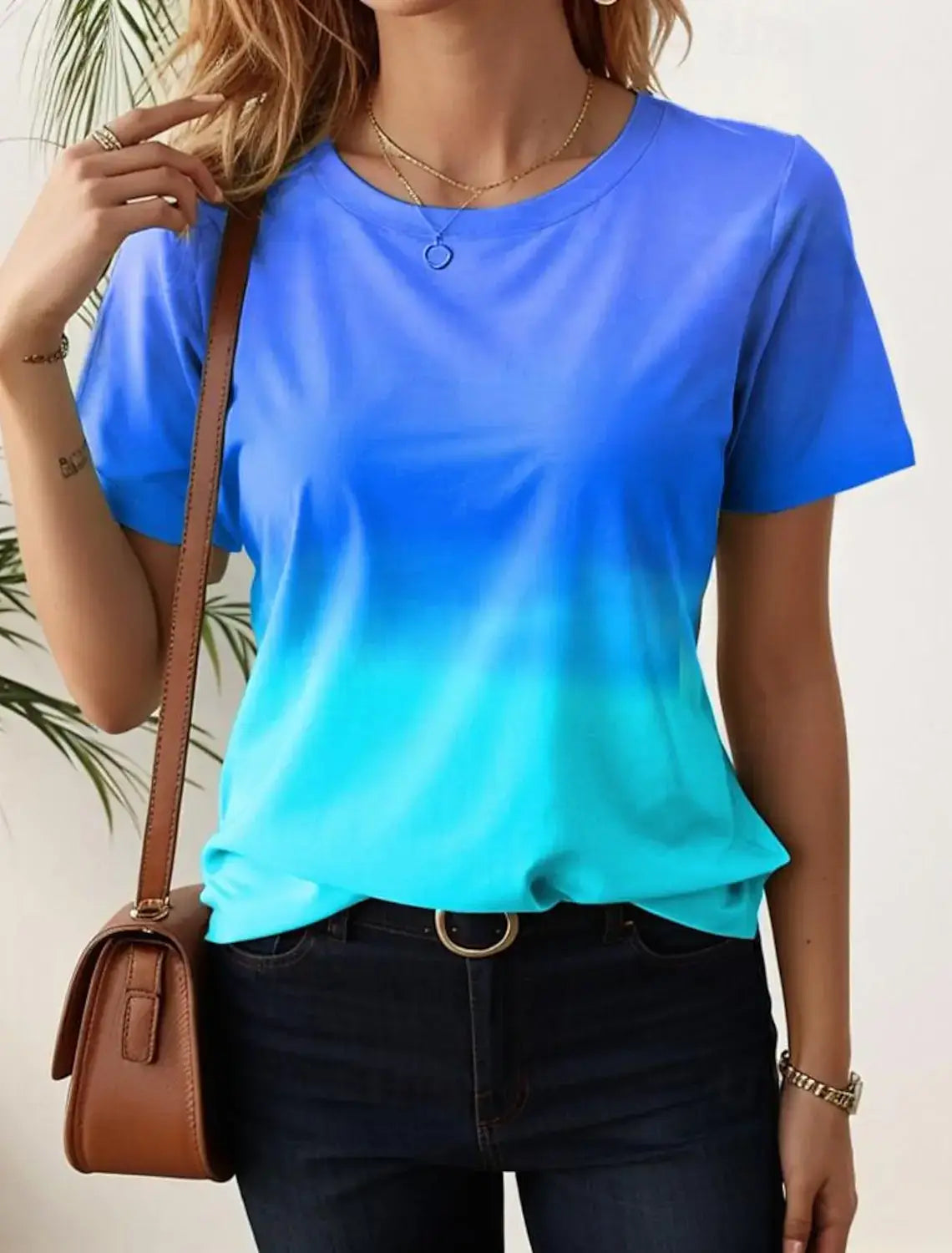 3D Gradient Print Women&