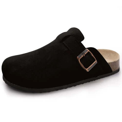 Shevalues Classic Cork Clogs Slippers Women Men Soft Footbed Suede