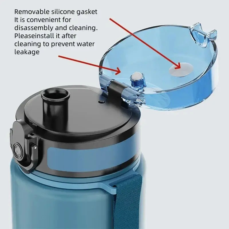 650 ml Football-Themed Flip-Top Water Bottle