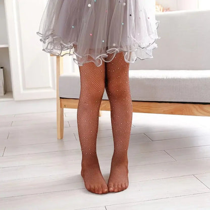 Fishing Net Stockings for Baby Girls Cute Large Bow Lolita Pantyhose Fad Sexy Black Hollow Mesh Nylon Tights Children&