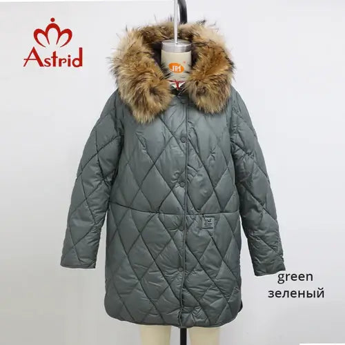 Astrid Women's Winter Jacket 2023 Plus Size Women Parka Long Down.