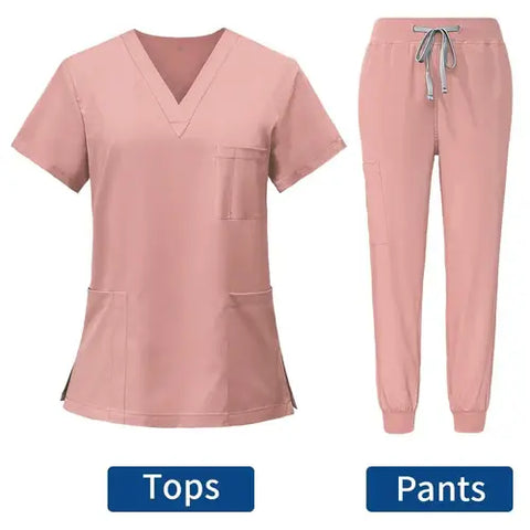 Multicolor Beautician Lab Workwear Solid Color Beauty Salon Nursing.