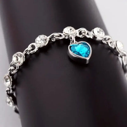 Zhenrong Foreign Trade Hot-selling Fashion High-quality Crystal Romantic Love Bracelet Women&