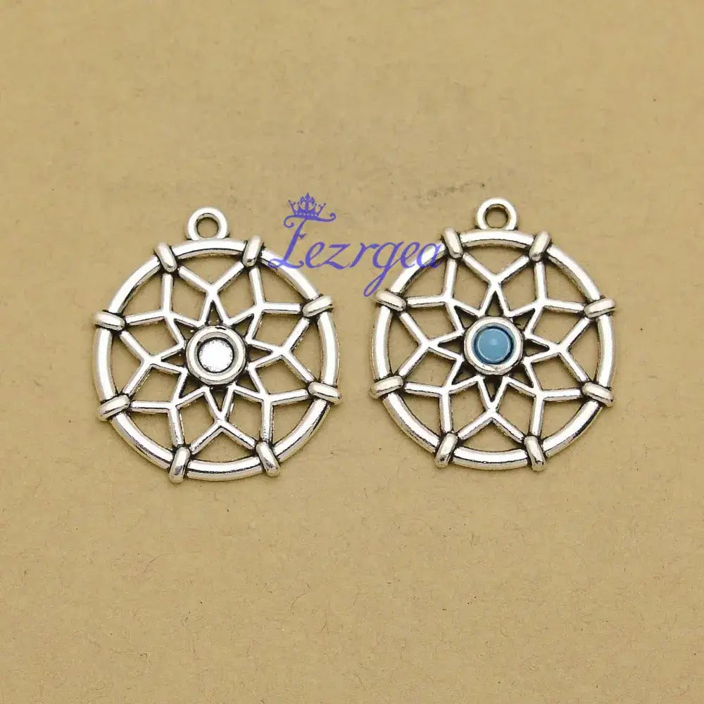 Dream Catcher Charms Dreamcatcher Connector Pendants For Diy Jewelry Making Materials Supplies Accessories