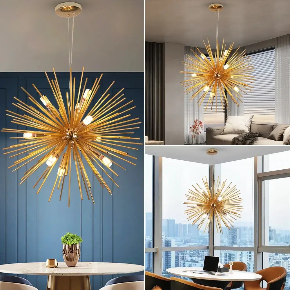 VETRULUS Dandelion-Style Chandelier, Selectable Designs