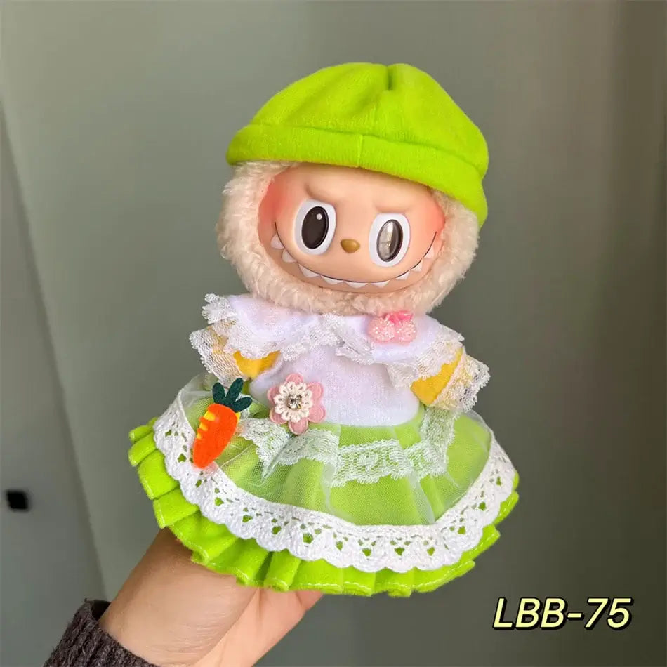 Labubu 17cm Doll Clothes Set - DIY Accessories &amp; Toys