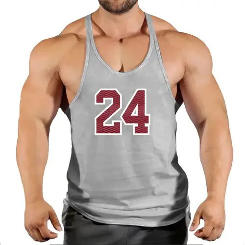 Sport Brand Vest Muscle Gym Mens Back Tank Top Sleeveless Stringer.