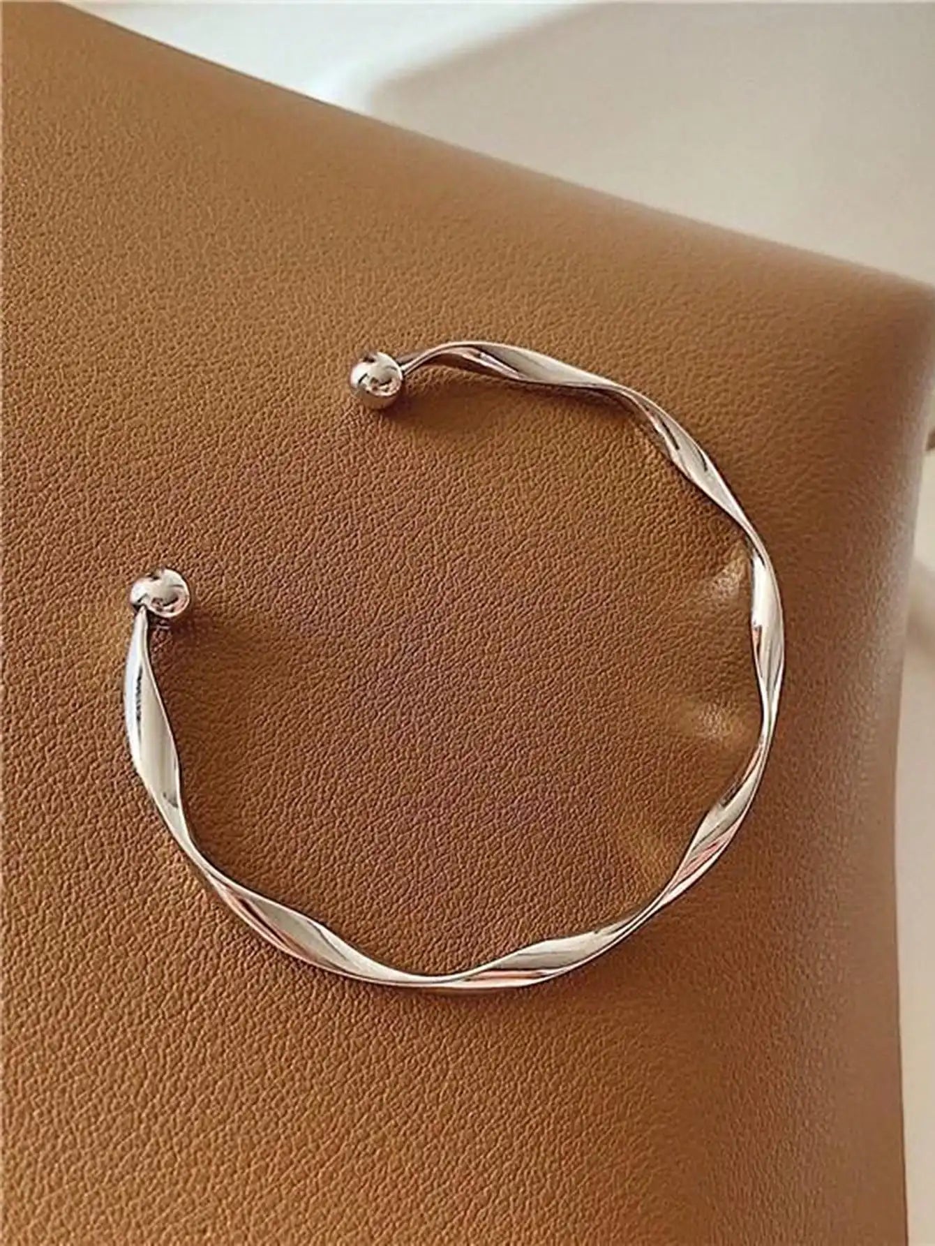 Textured Hammered Cuff Bracelet for Women, Adjustable Minimalist Stackable Wristband, Tarnish-Resistant Durable Everyday Jewelry, Chic Modernist Hand Accessories