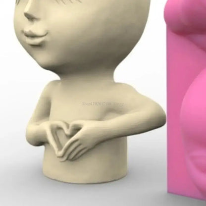 silicone resin flower pot mold