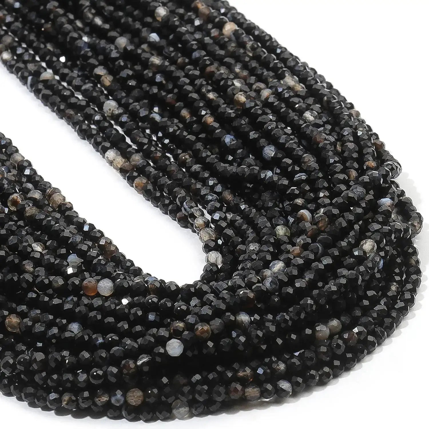 2 3 4mm Faceted Tiny Beads Natural Aquamarine Lapis Lazuli Tourmaline Amethyst Stone Beads for Jewelry Making 2030