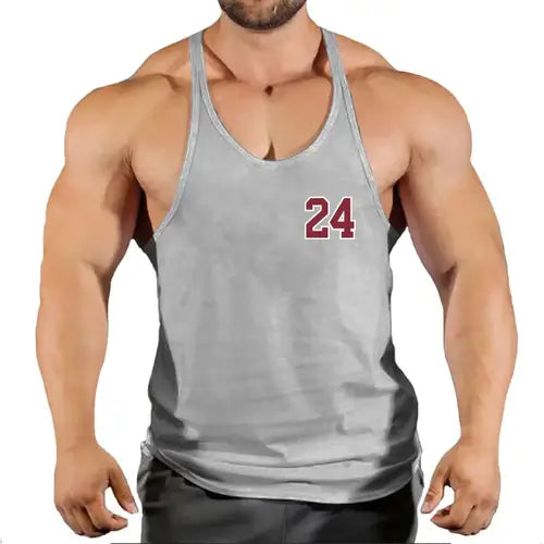 Sport Brand Vest Muscle Gym Mens Back Tank Top Sleeveless Stringer.